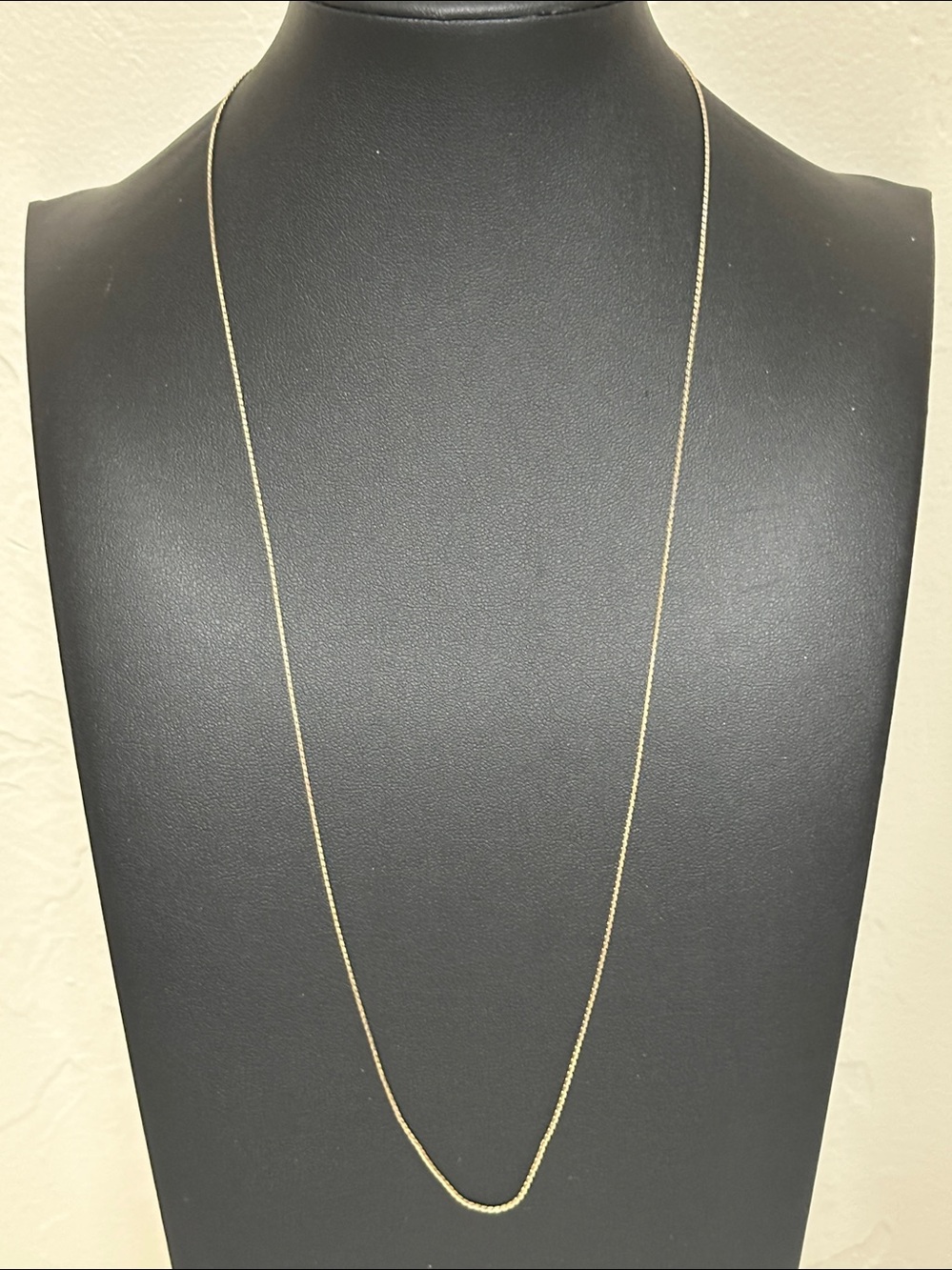Napier Gold Tone 24” Dainty Snake Chain Necklace